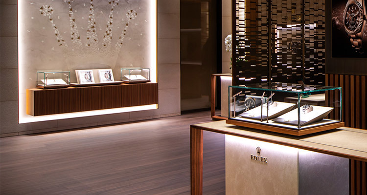 Rolex outlet jewelry store