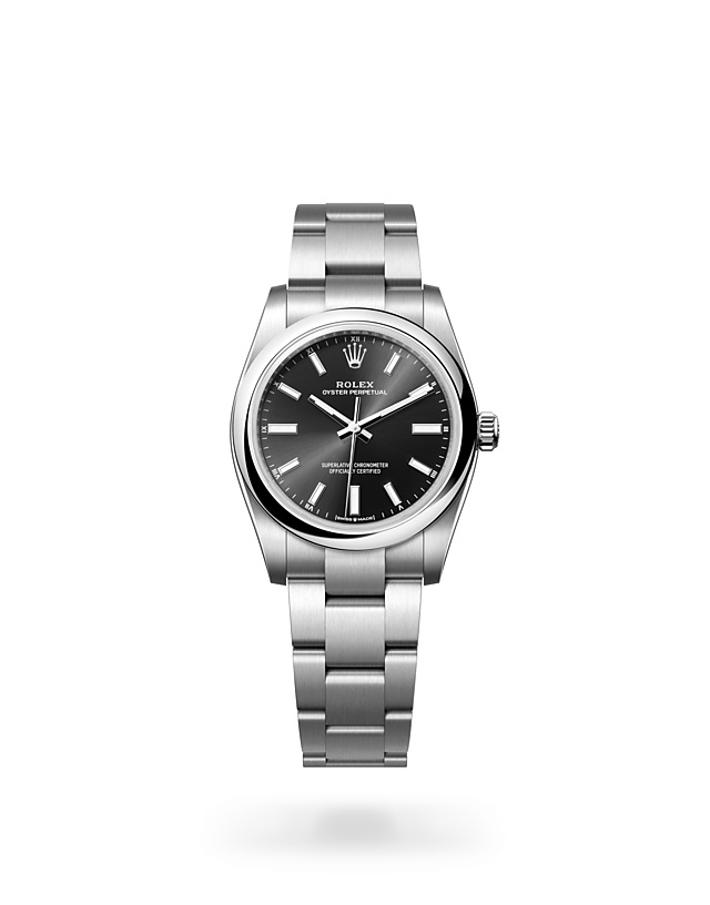 Rolex Oyster Perpetual 34 Oyster, 34 mm, Oystersteel - M124200-0002 at Raffi Jewellers