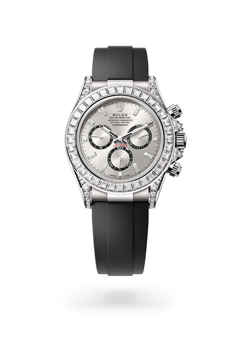 Cosmograph Daytona Oyster, 40 mm, white gold and diamonds - M126539TBR-0002 at Raffi Jewellers