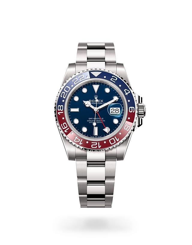 Rolex GMT-Master II Oyster, 40 mm, white gold - M126719BLRO-0003 at Raffi Jewellers