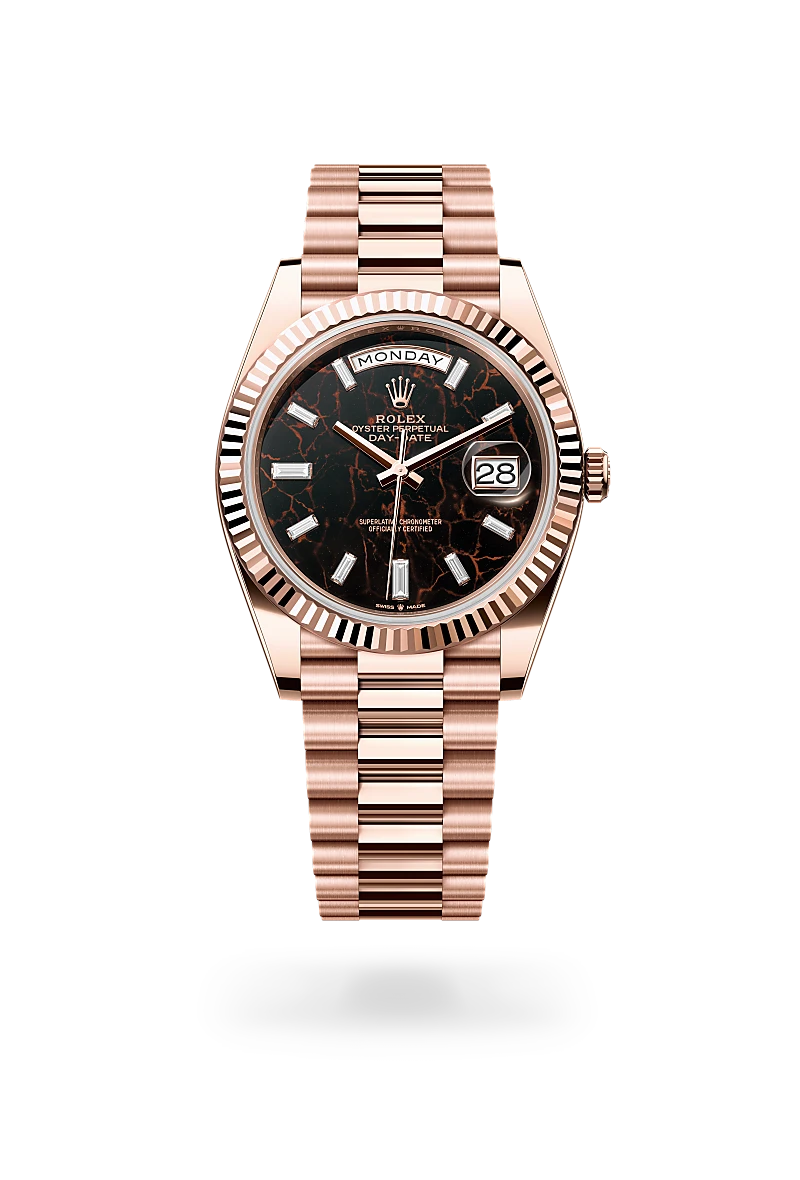 Day-Date 40 Oyster, 40 mm, Everose gold - M228235-0045 at Raffi Jewellers