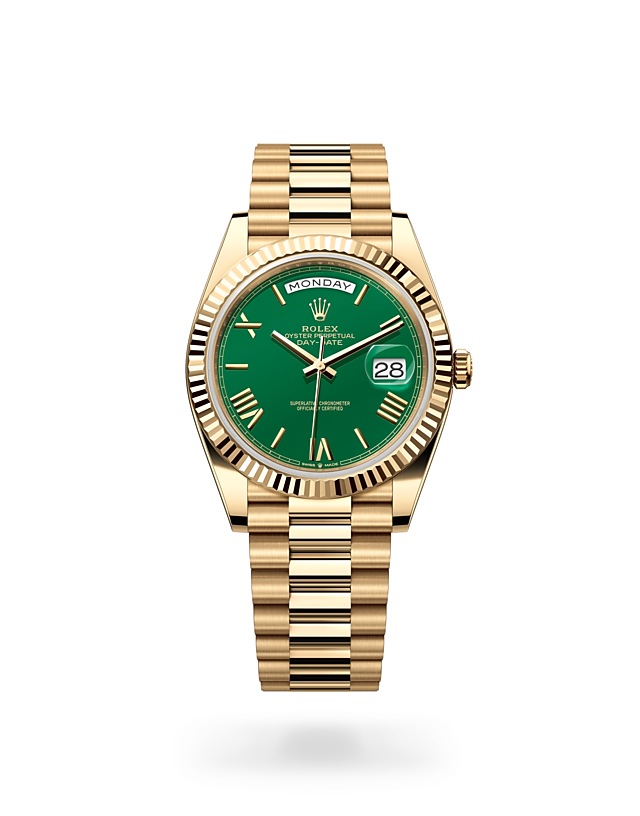 Rolex Day-Date 40 Oyster, 40 mm, yellow gold - M228238-0061 at Raffi Jewellers
