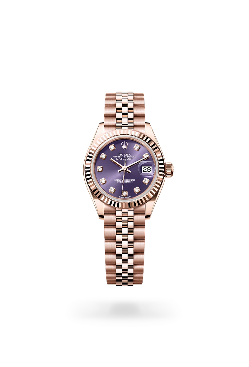 Lady-Datejust Oyster, 28 mm, Everose gold - M279175-0020 at Raffi Jewellers