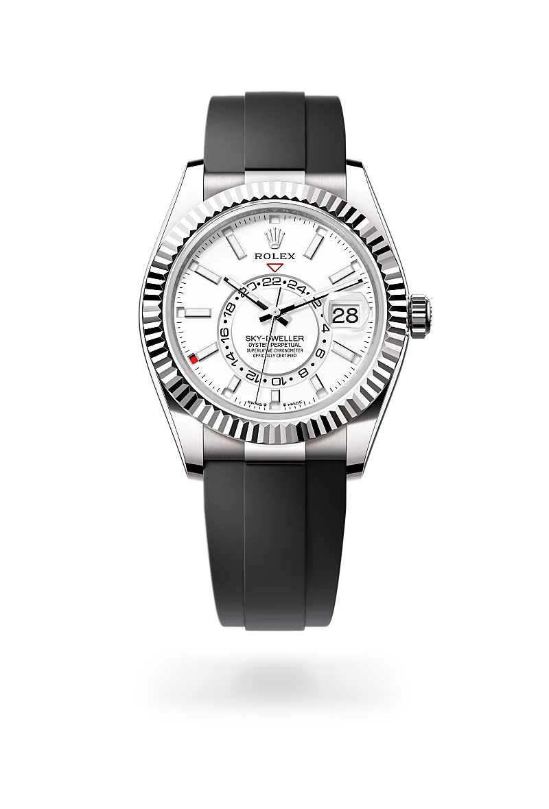 Sky-Dweller Oyster, 42 mm, white gold - M336239-0003 at Raffi Jewellers