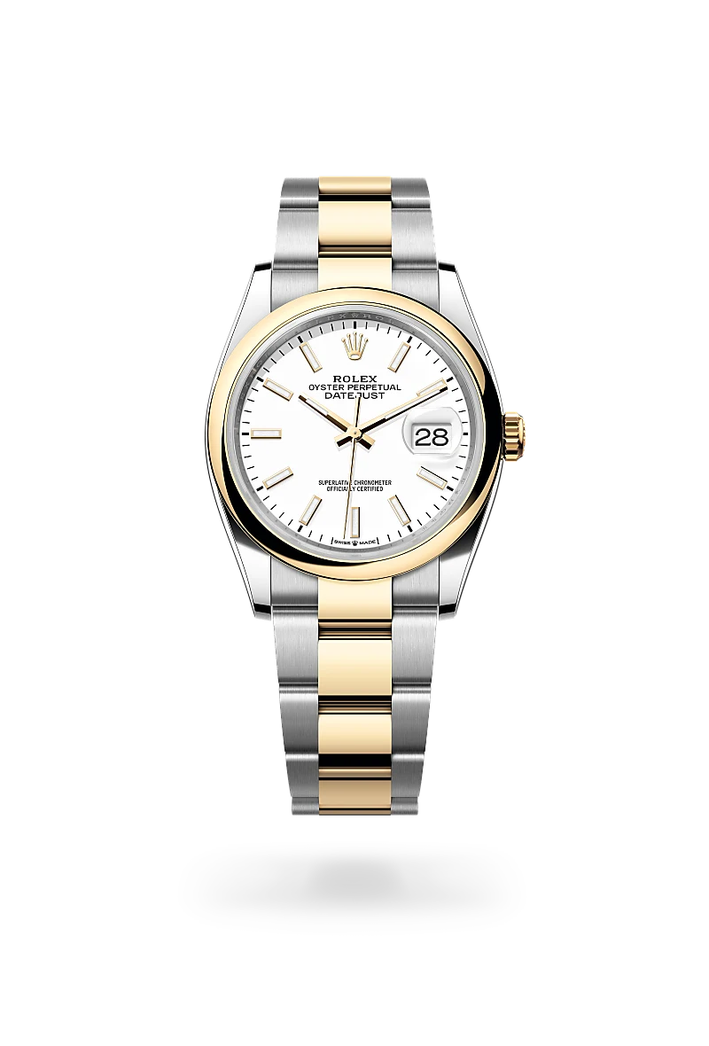 Datejust 36 Oyster, 36 mm, Oystersteel and yellow gold - M126203-0020 at Raffi Jewellers