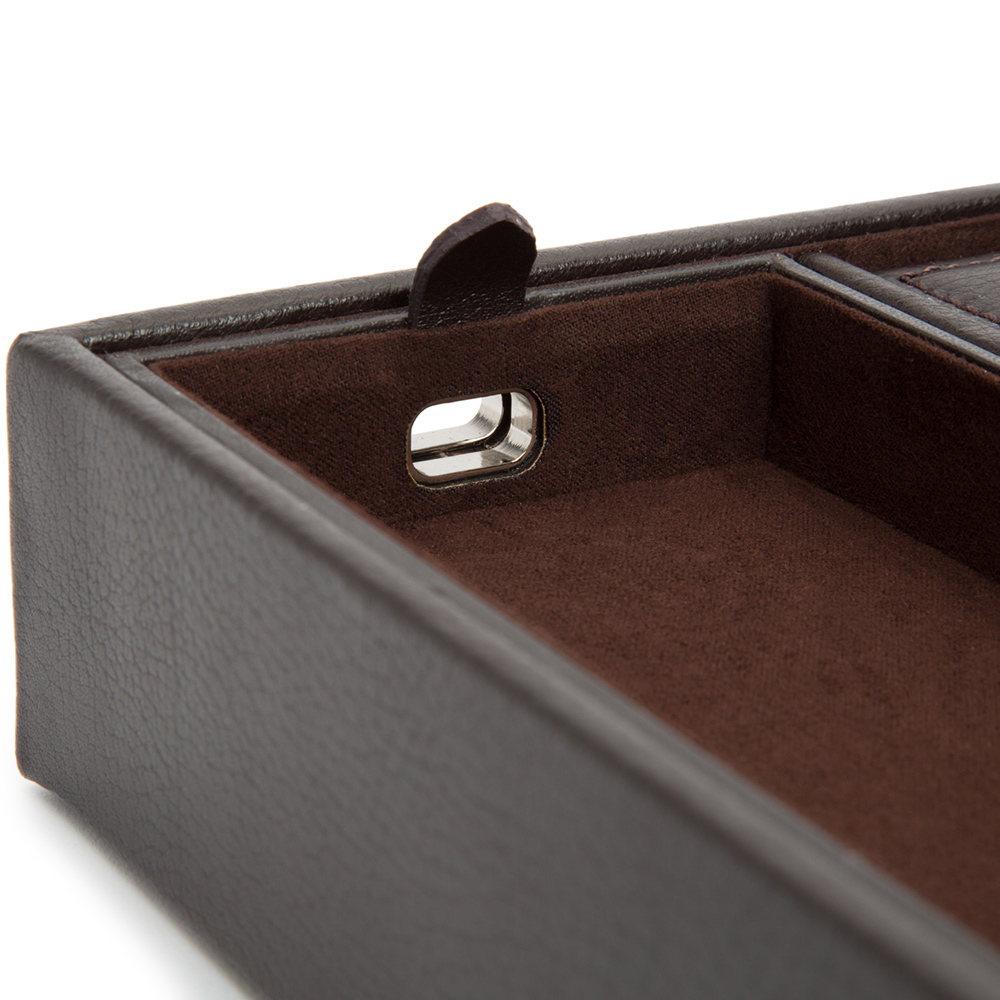 Blake Valet Tray With Cuff - Brown