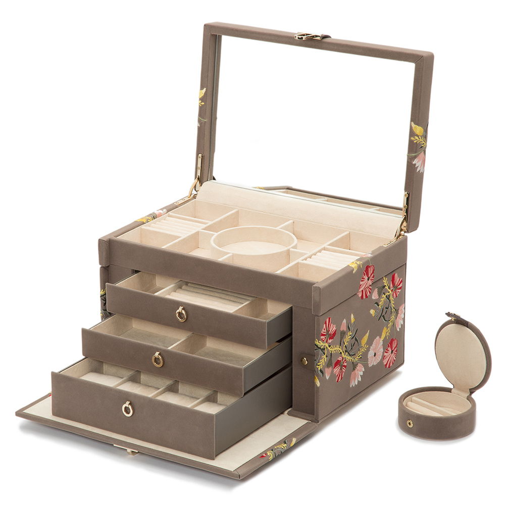 Zoe Large Jewelry Box - Mink