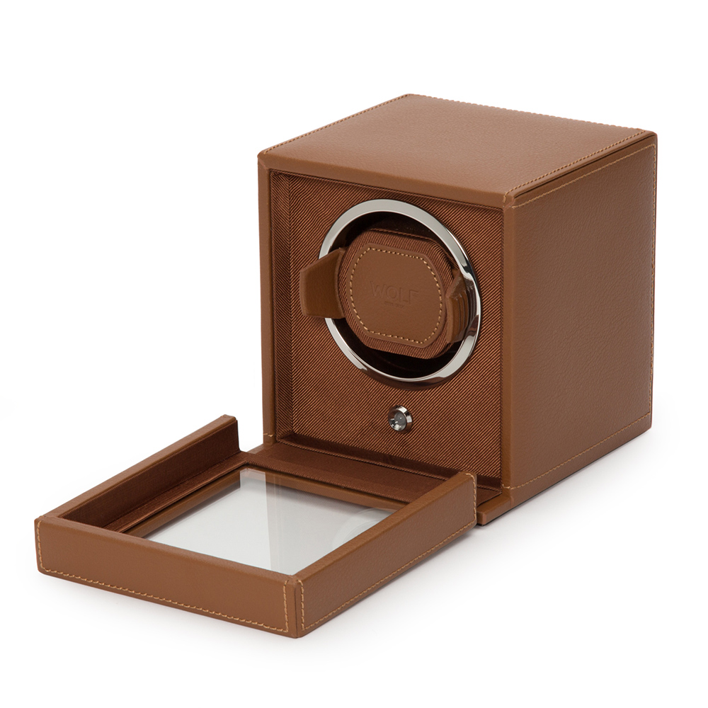 Cub winder with cover - Cognac